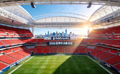 美国纽约MetLife体育场 - 2026世界杯决赛场馆，巨型露天足球场